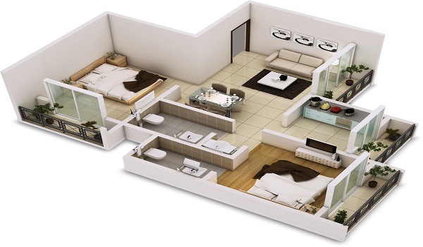 Types of floor plans in Birla Ojasvi